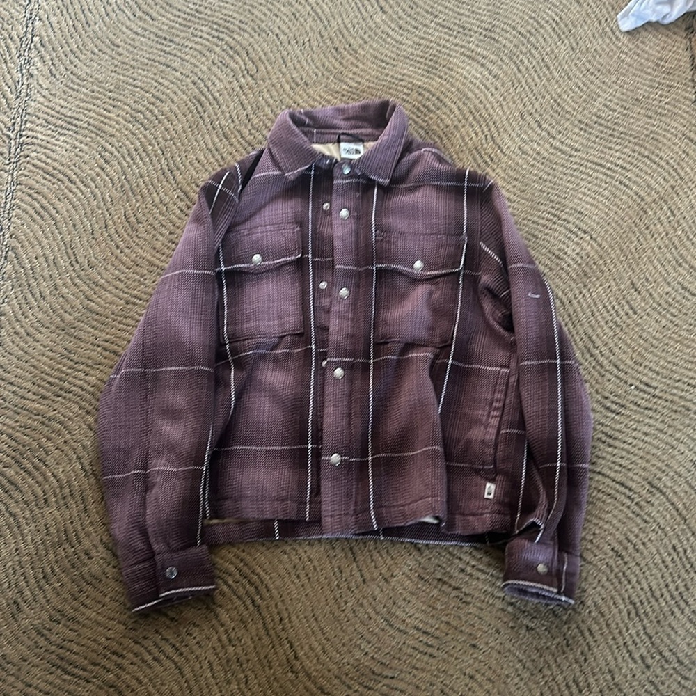 North Face wind resistant flannel